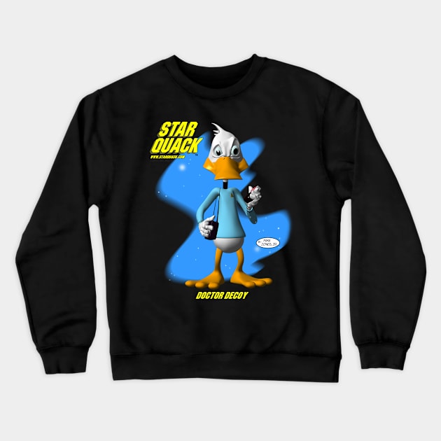 Star Quack's Dr. DeCoy Crewneck Sweatshirt by Big Hit Comics